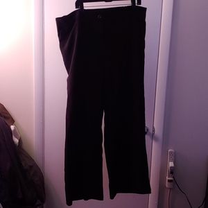Plus size wide leg dress pant